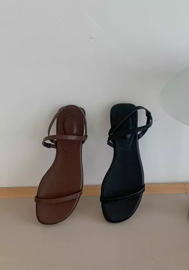 Golden Shoe - Korean Women Fashion - #romanticstyle - b904 Sandals