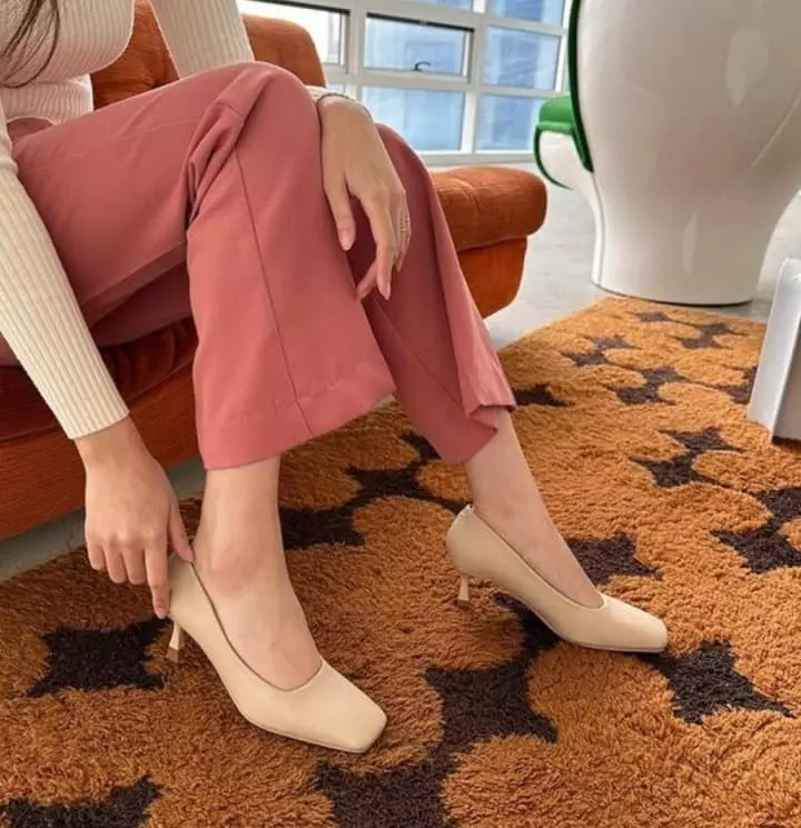 Golden Shoe - Korean Women Fashion - #shopsmall - min6006 Flats - 6