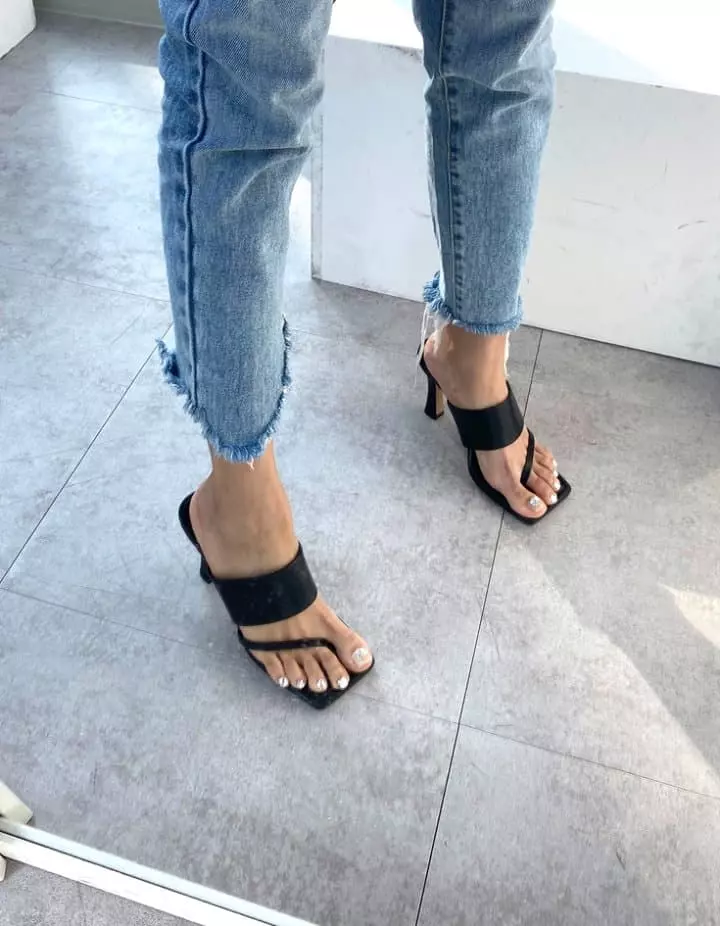 Golden Shoe - Korean Women Fashion - #thelittlethings - bu1004 Sandals - 10