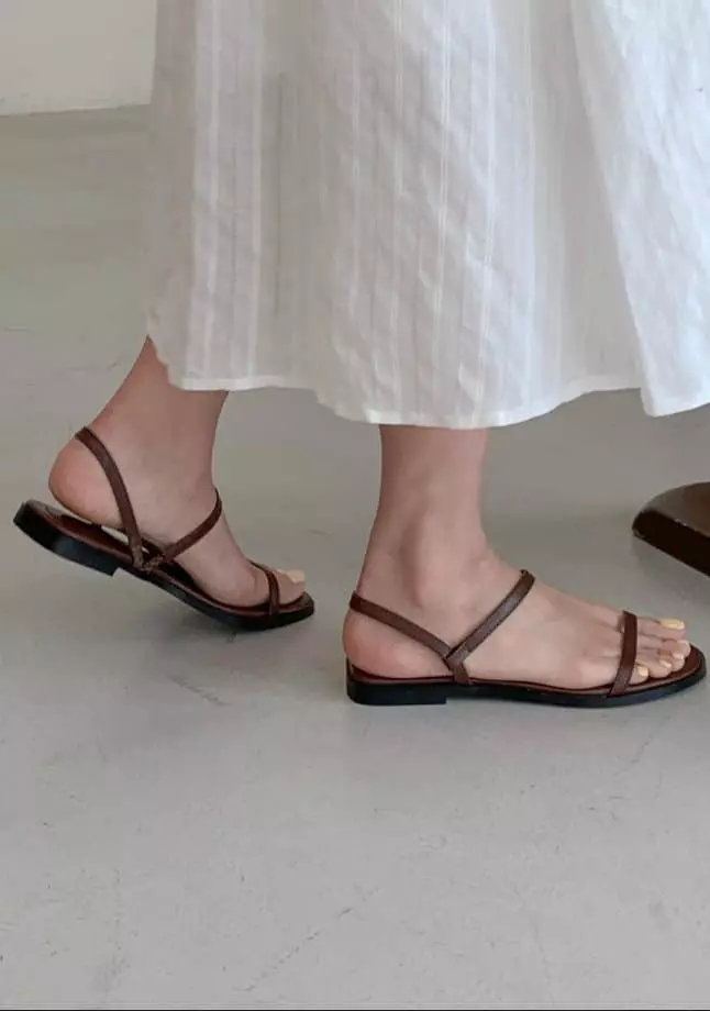Golden Shoe - Korean Women Fashion - #thatsdarling - b904 Sandals - 4