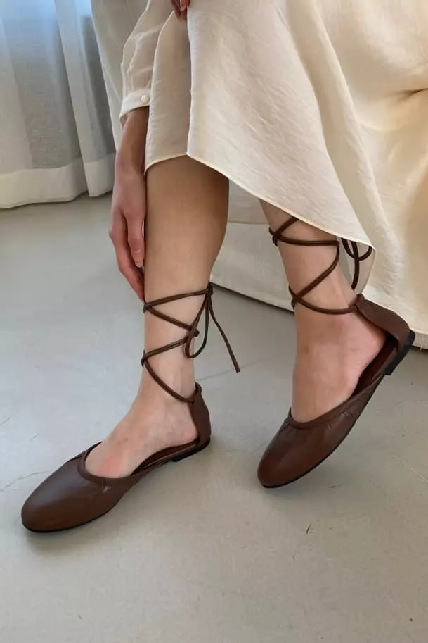 Golden Shoe - Korean Women Fashion - #vintageinspired - ba311 Flats - 6