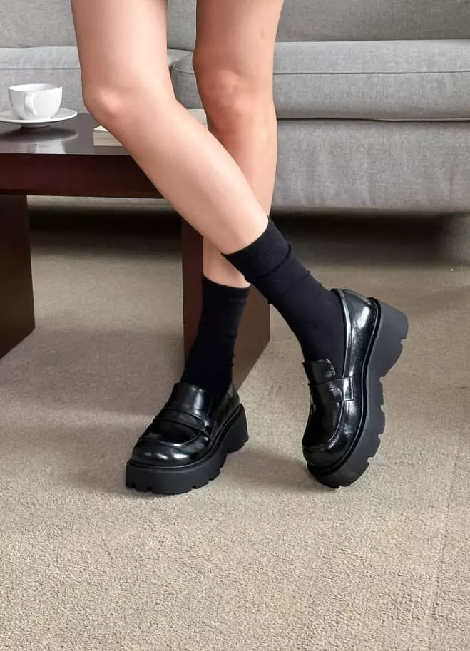 Golden Shoe - Korean Women Fashion - #vintageinspired - ra255 Bloafer - 2