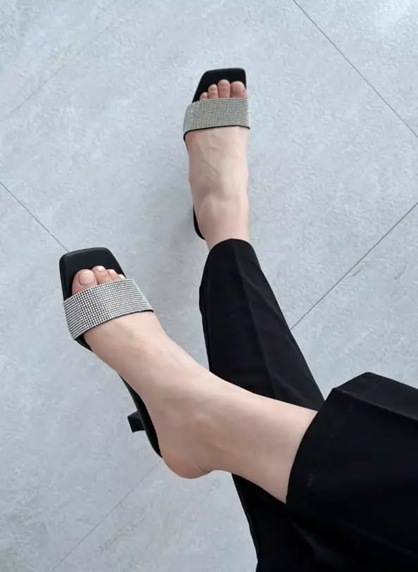 Golden Shoe - Korean Women Fashion - #vintagekidsstyle - by003 Slippers - 2