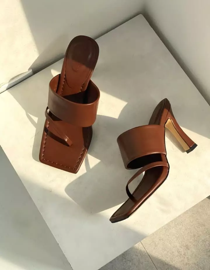 Golden Shoe - Korean Women Fashion - #vintageinspired - bu1004 Sandals - 4