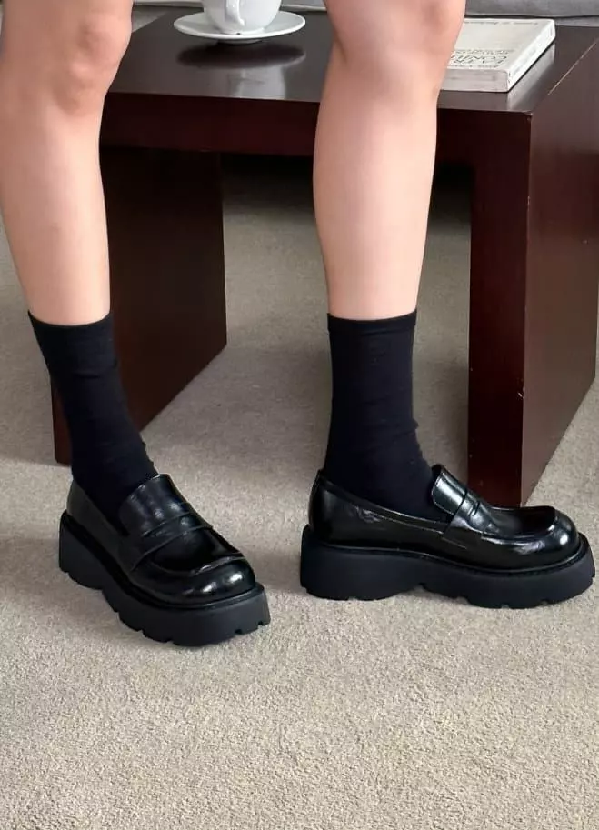 Golden Shoe - Korean Women Fashion - #womensfashion - ra255 Bloafer