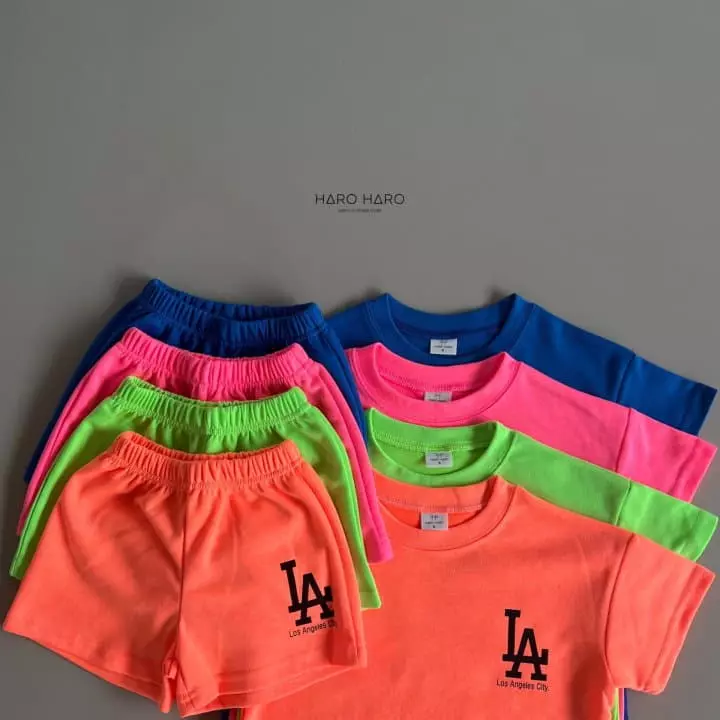 Haro Haro - Korean Children Fashion - #stylishchildhood - LA Top Bottom Set - 4