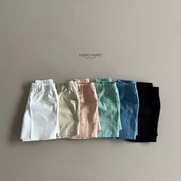 Haro Haro - Korean Children Fashion - #designkidswear - Basic Half Shorts - 3