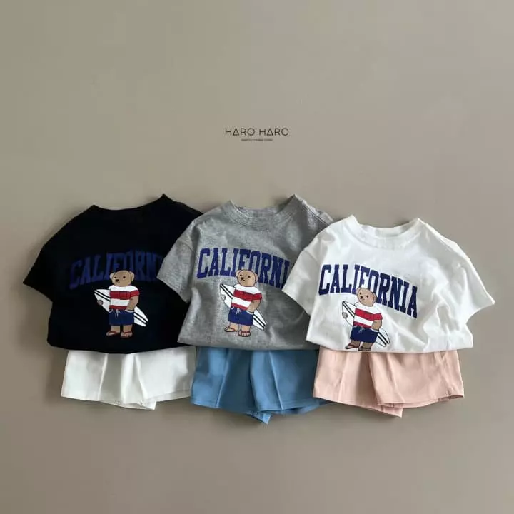 Haro Haro - Korean Children Fashion - #discoveringself - California Tee - 9
