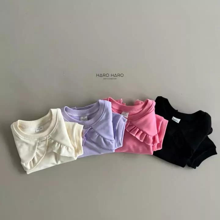 Haro Haro - Korean Children Fashion - #magicofchildhood - Frisia Collar Sweatshirt - 5