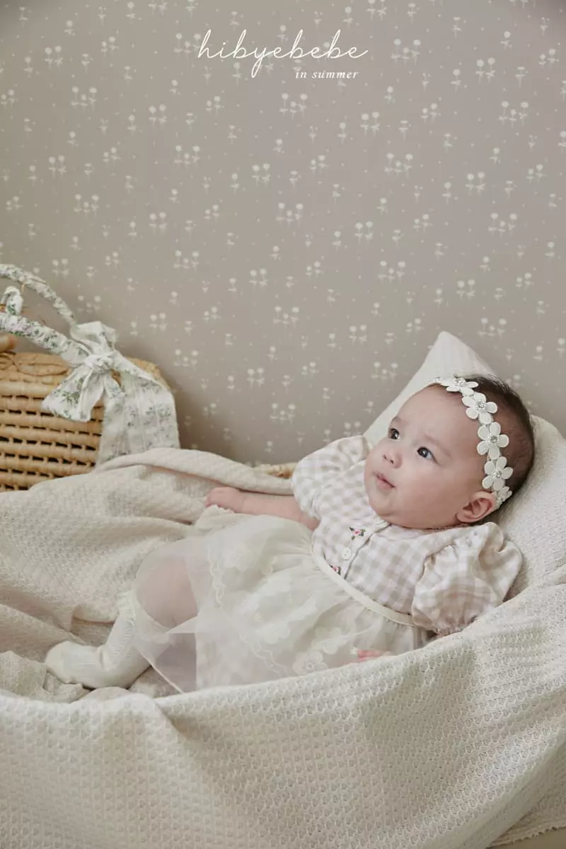 Hi Byebebe - Korean Baby Fashion - #babyboutique - Flower Button Skirt Bodysuit - 5
