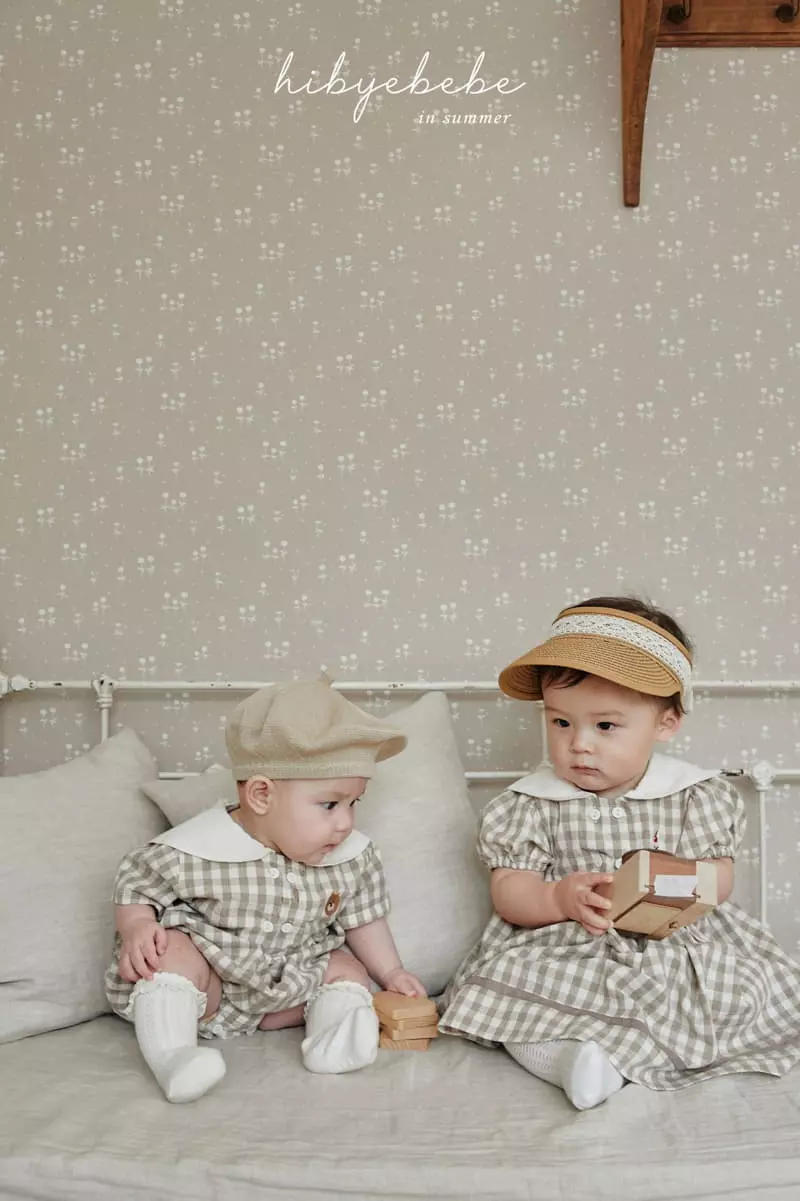 Hi Byebebe - Korean Baby Fashion - #babyboutique - Rabbit Collar Double One-piece