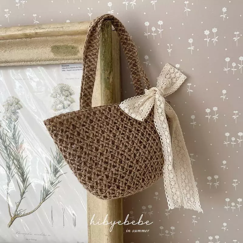 Hi Byebebe - Korean Baby Fashion - #babyboutique - Summer Picnic Straw Bag - 10