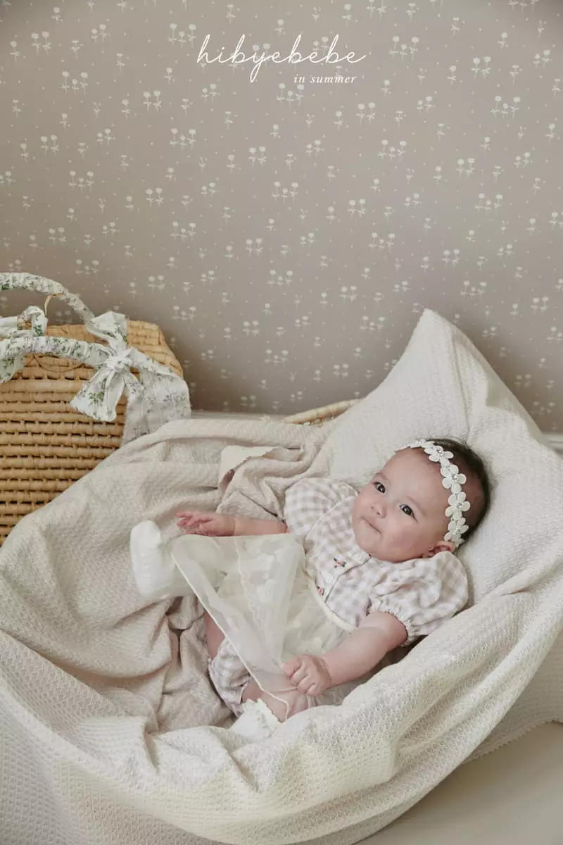 Hi Byebebe - Korean Baby Fashion - #babyboutiqueclothing - Flower Button Skirt Bodysuit - 6