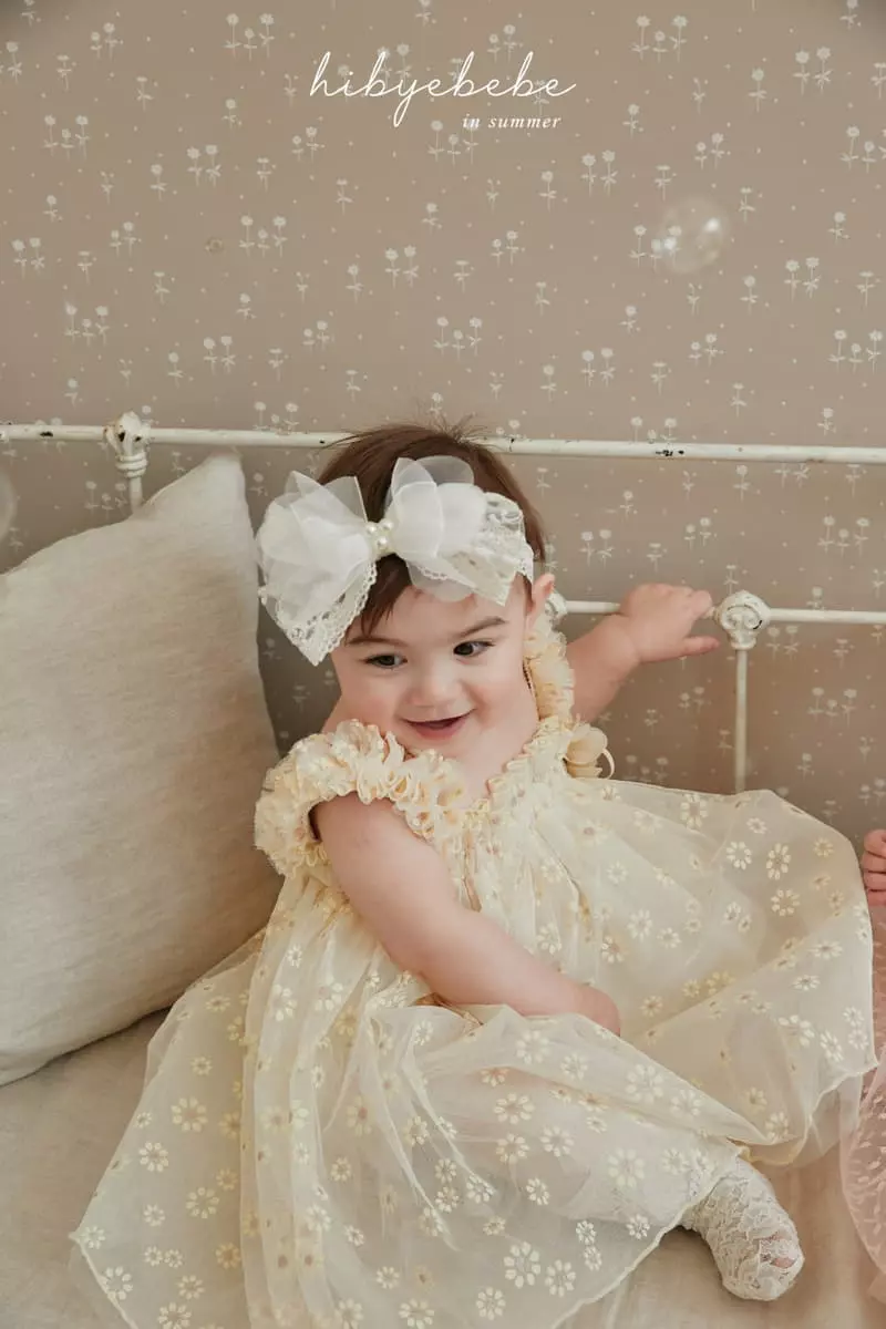 Hi Byebebe - Korean Baby Fashion - #babyboutique - Frill Wing One-piece - 4
