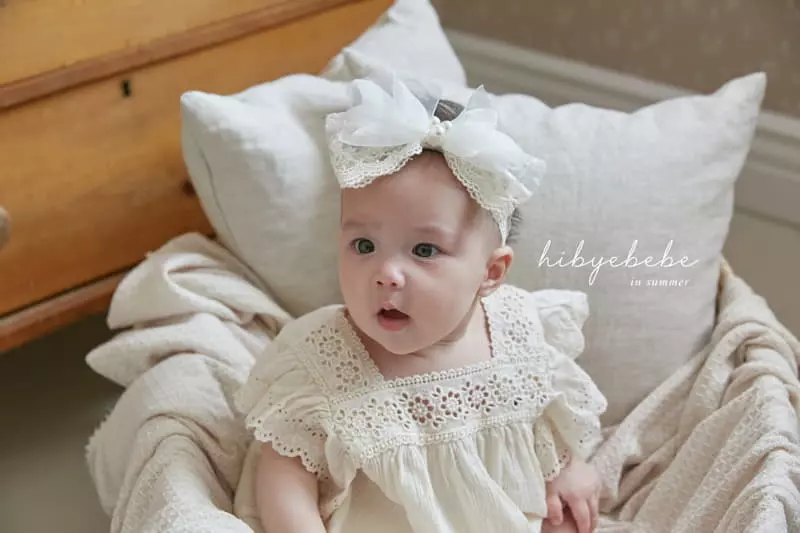 Hi Byebebe - Korean Baby Fashion - #babyclothing - Butterfly Lace Bodysuit - 2