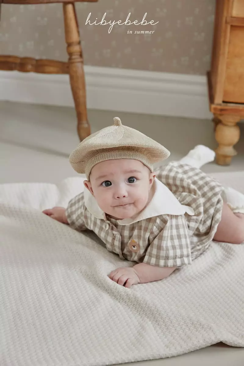 Hi Byebebe - Korean Baby Fashion - #babyclothing - Rabbit Collar Double One-piece - 3