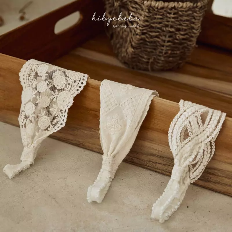 Hi Byebebe - Korean Baby Fashion - #babyclothing - Spring Lace Hairband Set - 11