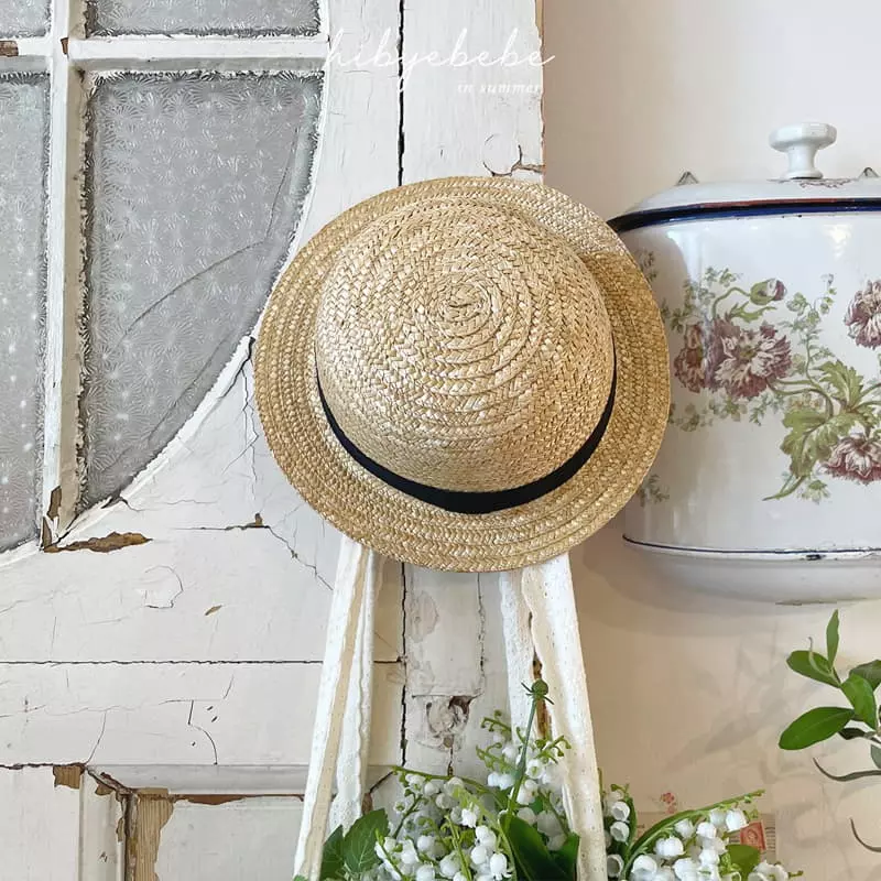 Hi Byebebe - Korean Baby Fashion - #babyfever - Peter Pan Straw Hat - 11