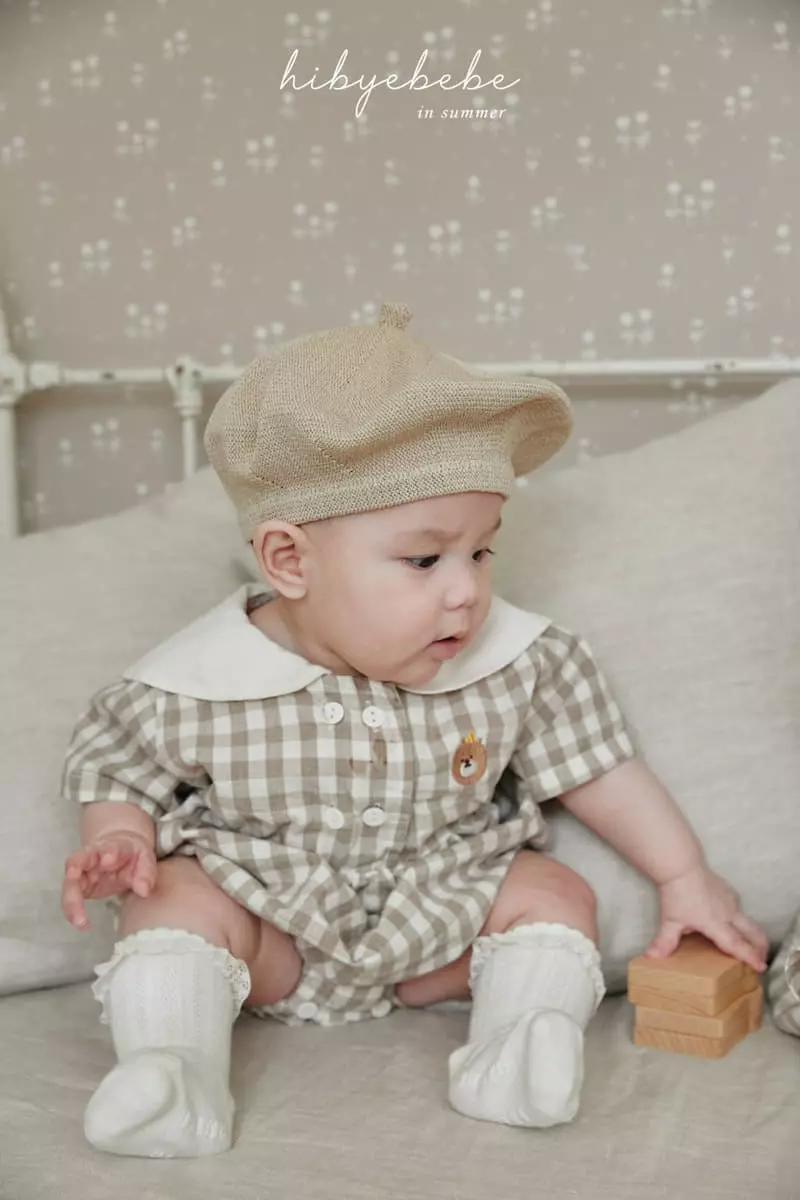 Hi Byebebe - Korean Baby Fashion - #babyfever - Rabbit Collar Double One-piece - 5