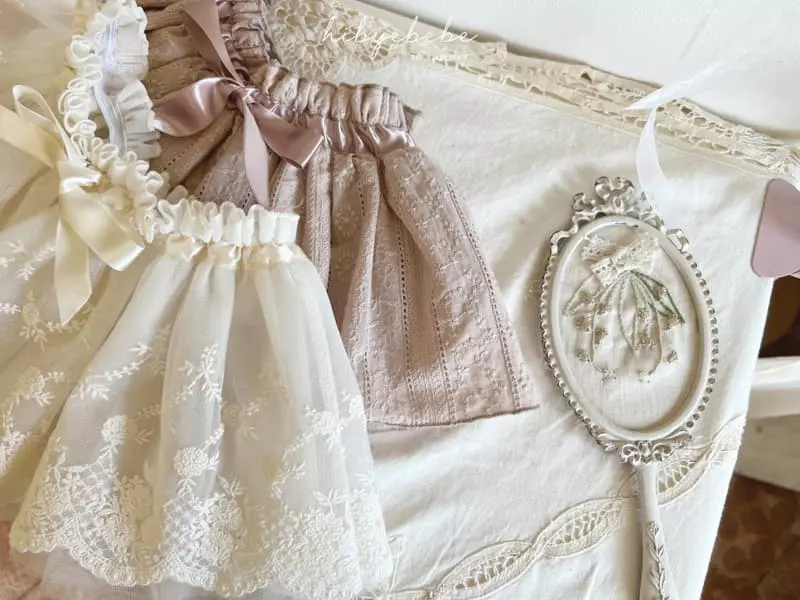 Hi Byebebe - Korean Baby Fashion - #babygirlfashion - Lace Skirt