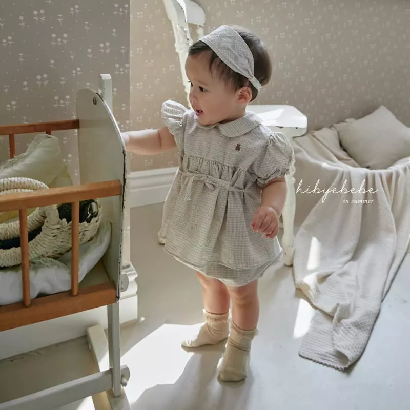 Hi Byebebe - Korean Baby Fashion - #babygirlfashion - Zoana Collar Top Bottom Set - 12