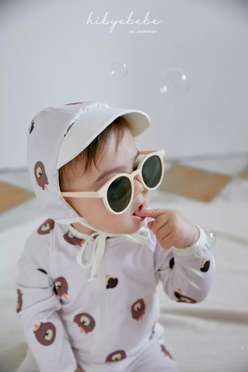 Hi Byebebe - Korean Baby Fashion - #babygirlfashion - Animal Friends Swim Bodysuit with Hat - 6