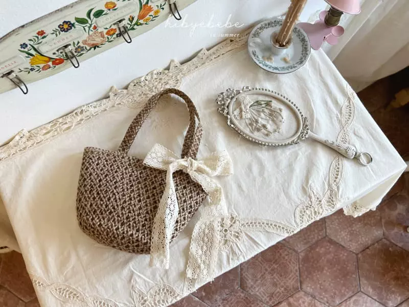 Hi Byebebe - Korean Baby Fashion - #babylifestyle - Summer Picnic Straw Bag - 2