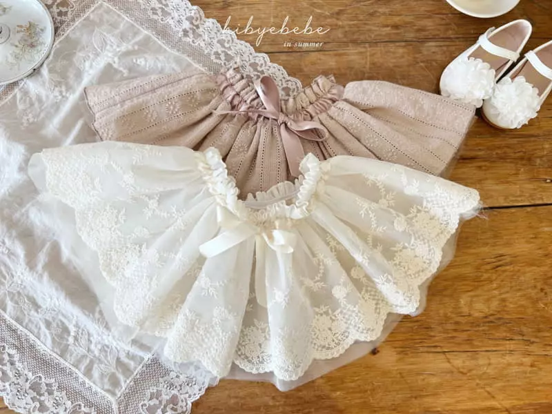 Hi Byebebe - Korean Baby Fashion - #babyoninstagram - Lace Skirt - 3