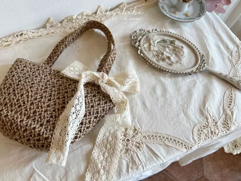 Hi Byebebe - Korean Baby Fashion - #babyoninstagram - Summer Picnic Straw Bag - 3