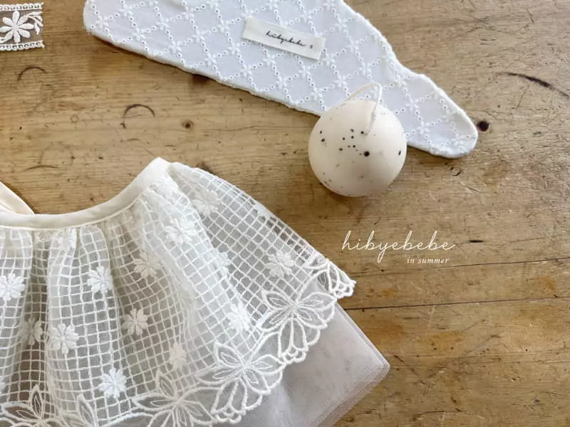 Hi Byebebe - Korean Baby Fashion - #babyootd - Flower Embrodiery Layered Apron - 7