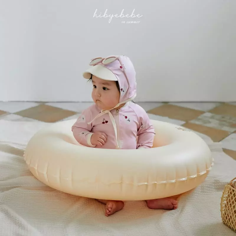 Hi Byebebe - Korean Baby Fashion - #babyootd - Animal Friends Swim Bodysuit with Hat - 9