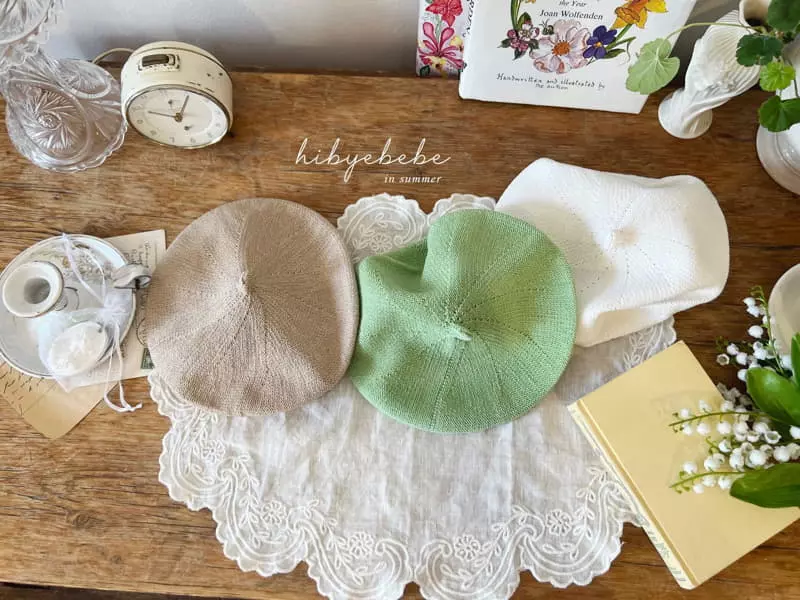 Hi Byebebe - Korean Baby Fashion - #babyoutfit - Henry Beret Hat - 4