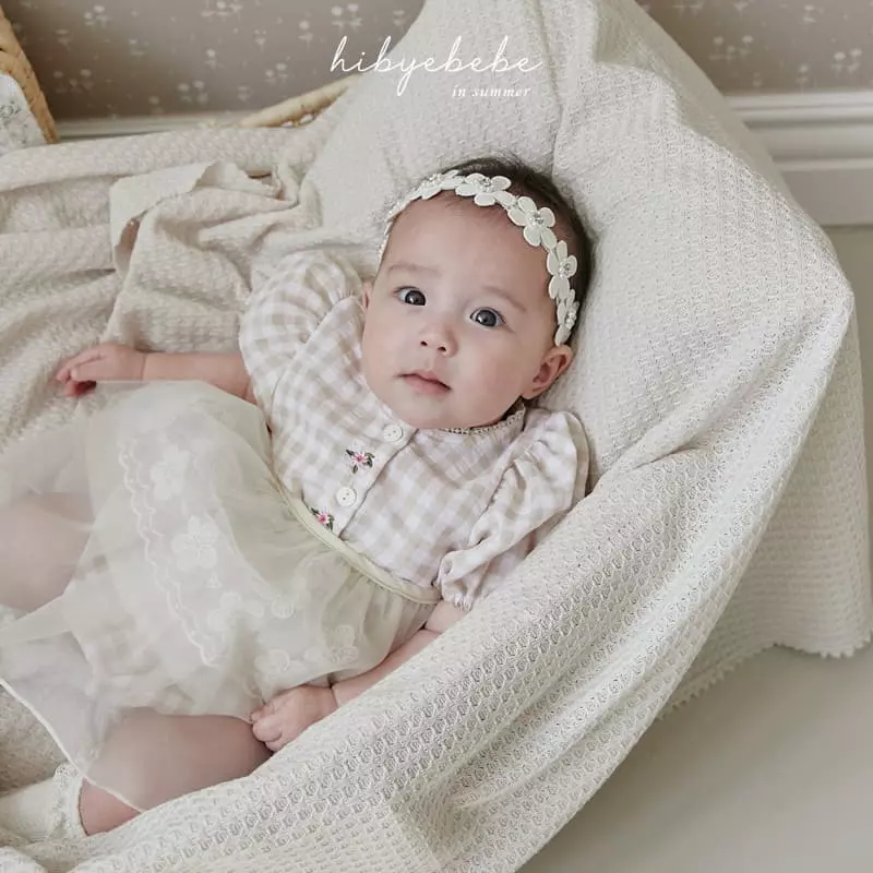 Hi Byebebe - Korean Baby Fashion - #onlinebabyboutique - Flower Button Skirt Bodysuit - 2