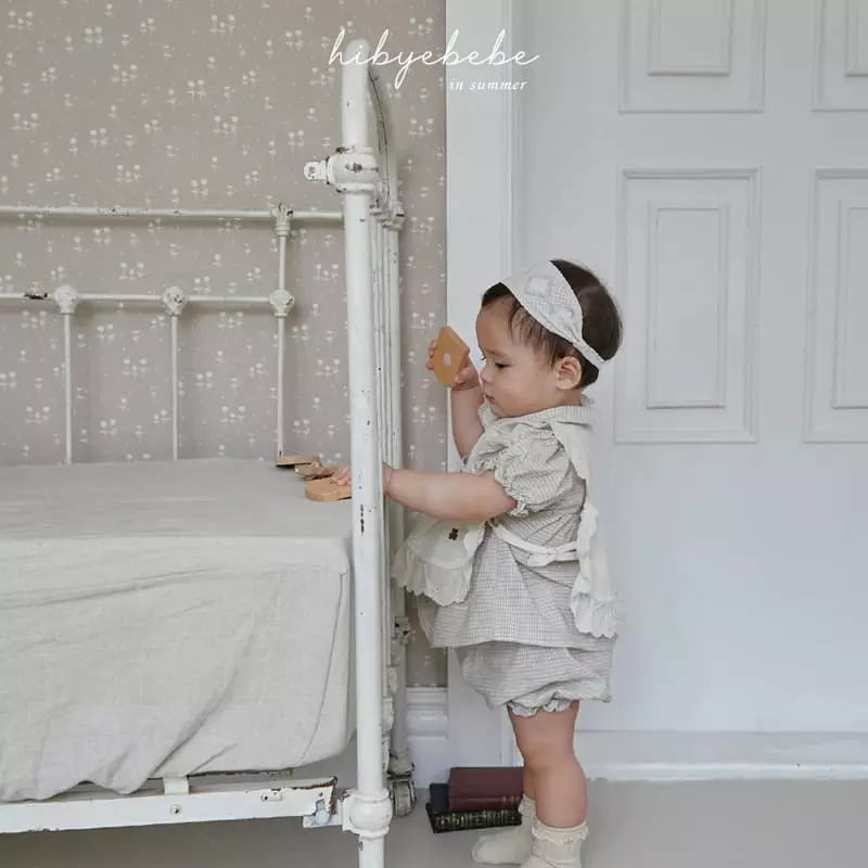 Hi Byebebe - Korean Baby Fashion - #onlinebabyshop - Zoana Collar Top Bottom Set - 5