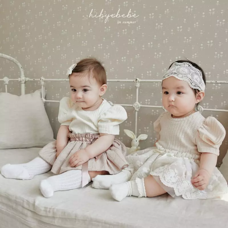 Hi Byebebe - Korean Baby Fashion - #onlinebabyshop - Wave Rib Pugg Tee