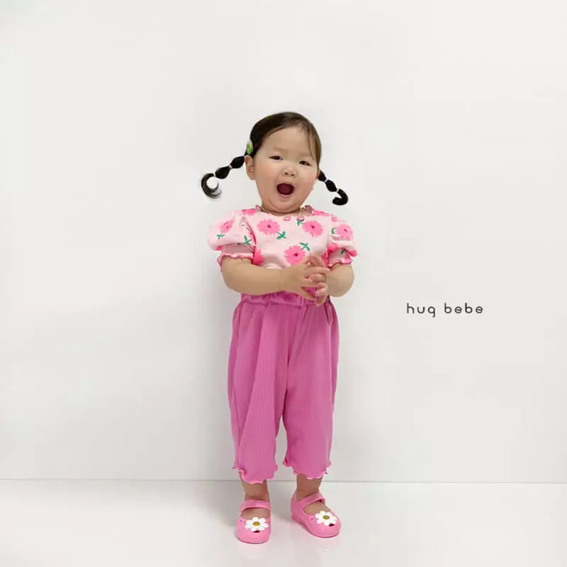 Hug Bebe - Korean Children Fashion - #childofig - Flower Puff Tee - 10