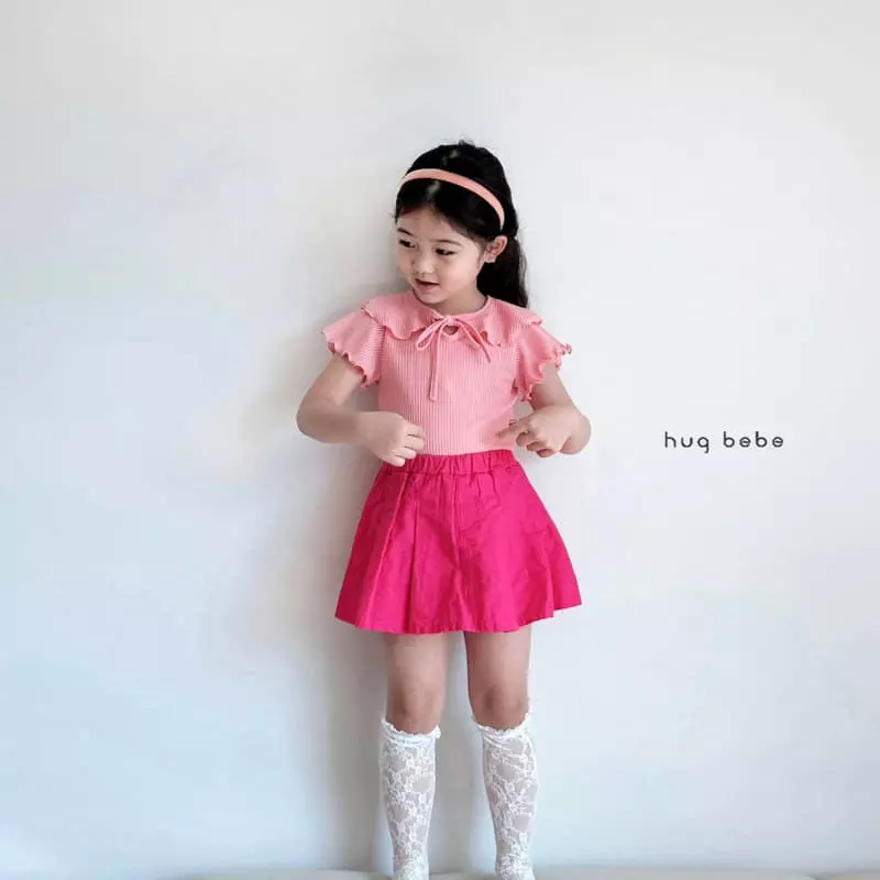 Hug Bebe - Korean Children Fashion - #kidsstore - Linen Skirt Pants - 4