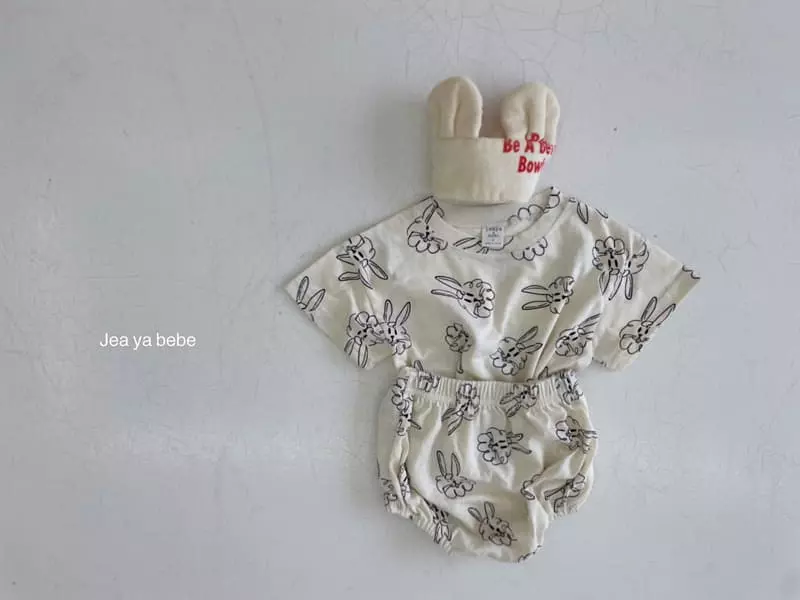 Jeaya & Mymi - Korean Baby Fashion - #babylifestyle - Rabbit Top Bottom Set