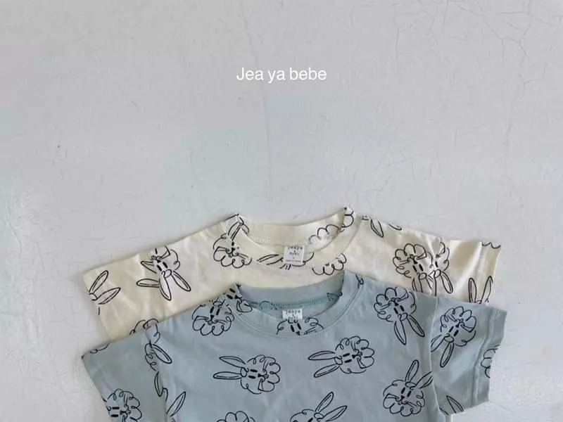 Jeaya & Mymi - Korean Baby Fashion - #babyootd - Rabbit Top Bottom Set - 3