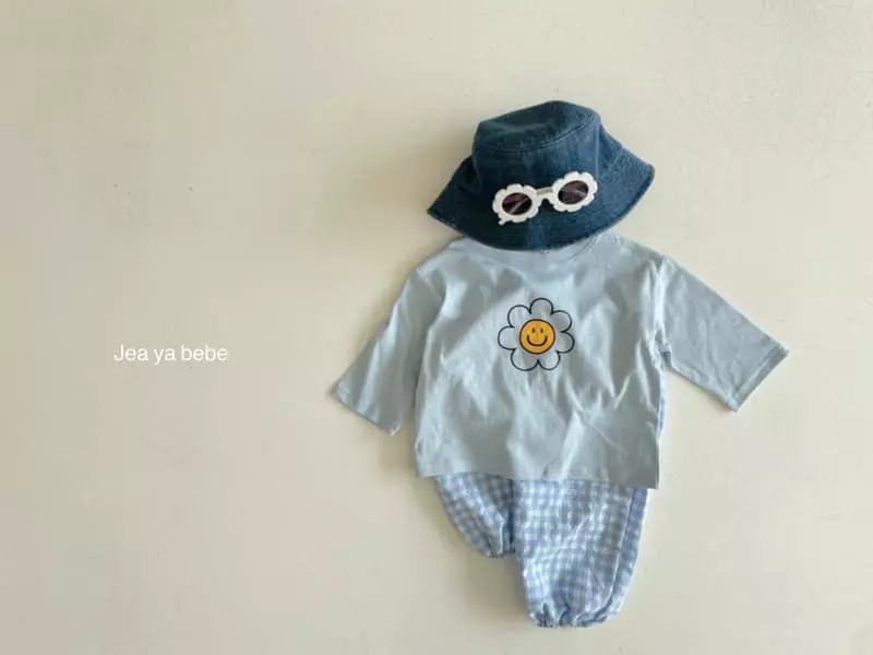 Jeaya & Mymi - Korean Children Fashion - #littlefashionista - Kid Daisy Top Bottom Set - 3