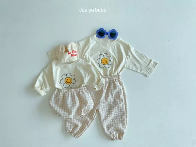 Jeaya & Mymi - Korean Children Fashion - #minifashionista - Kid Daisy Top Bottom Set - 5