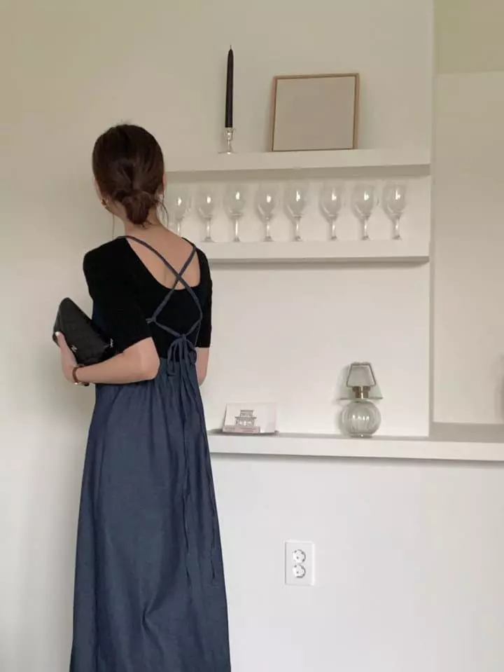 Jeiin - Korean Women Fashion - #momslook - Dennish One-piece