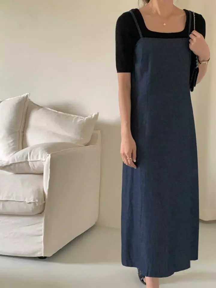 Jeiin - Korean Women Fashion - #momslook - Dennish One-piece - 5