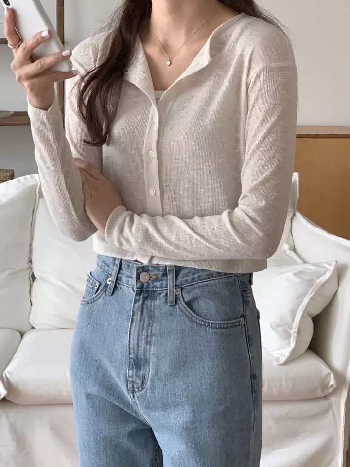 Jeiin - Korean Women Fashion - #momslook - Plain Cardigan - 10