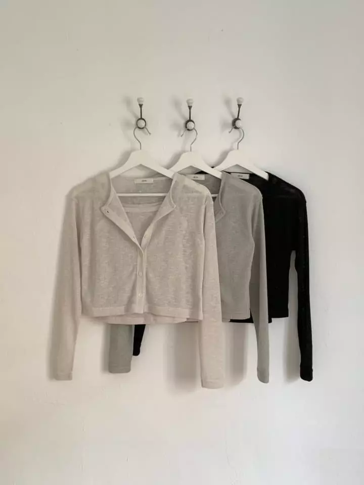 Jeiin - Korean Women Fashion - #momslook - Plain Cardigan - 12