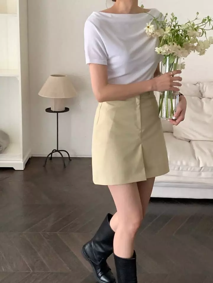 Jeiin - Korean Women Fashion - #vintageinspired - Benet Tee - 11