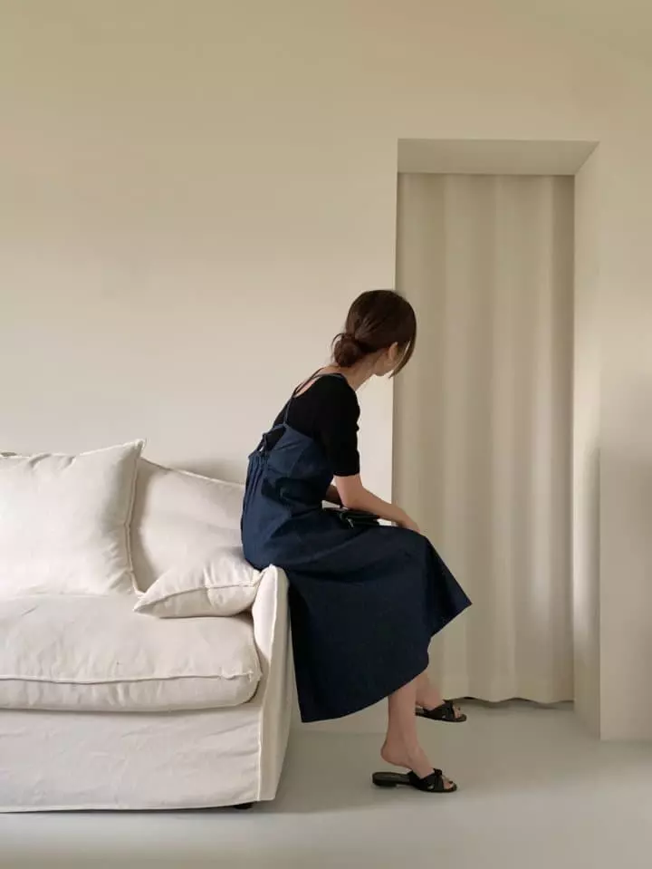 Jeiin - Korean Women Fashion - #womensfashion - Dennish One-piece - 8