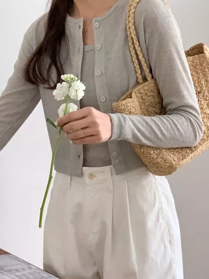 Jeiin - Korean Women Fashion - #womensfashion - Plain Cardigan - 7