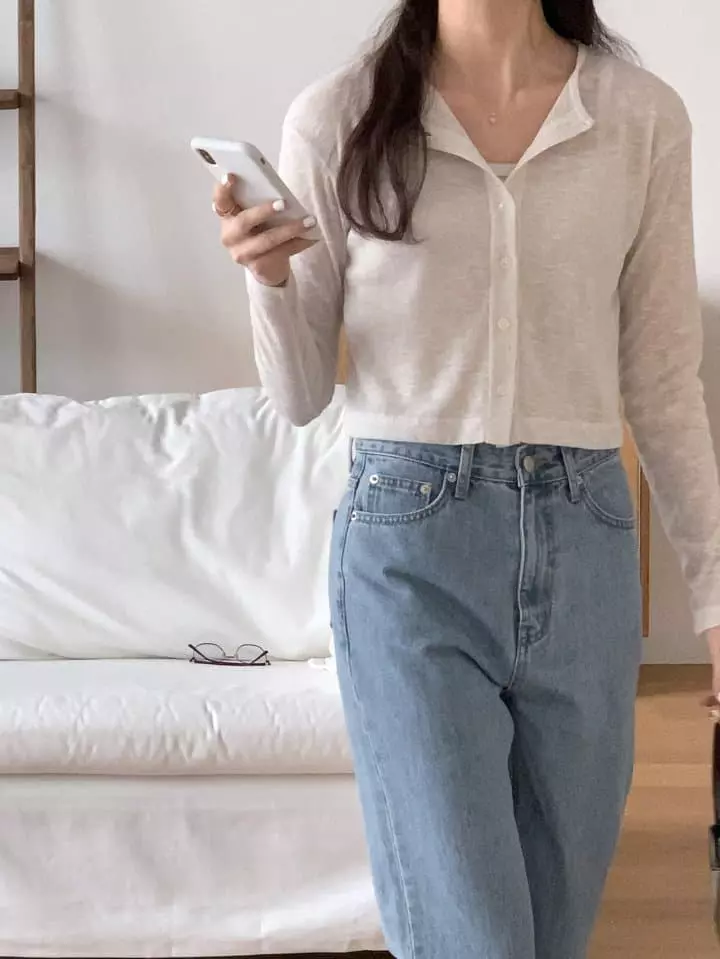 Jeiin - Korean Women Fashion - #womensfashion - Plain Cardigan - 9