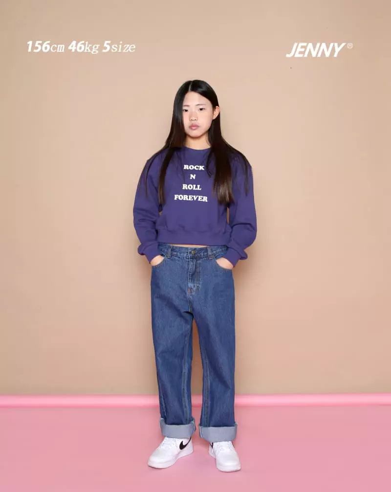 Jenny Basic - Korean Children Fashion - #littlefashionista - Foever Crop Sweatshirt - 4